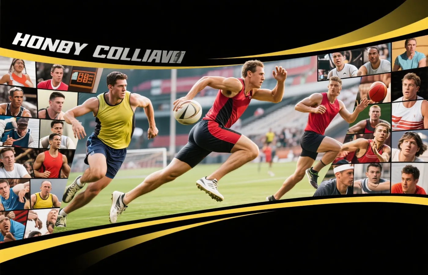 体育场景拼接图